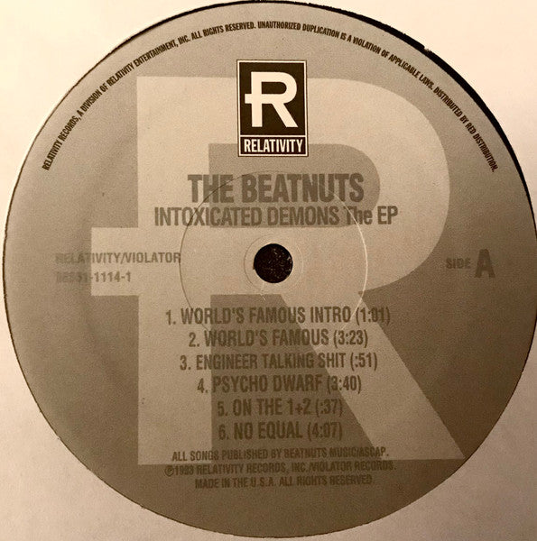 The Beatnuts – Intoxicated Demons The EP 12" vinyl record, image 3 of 4
