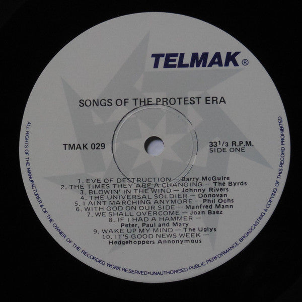 Various – Songs Of The Protest Era LP vinyl record, image 5 of 6