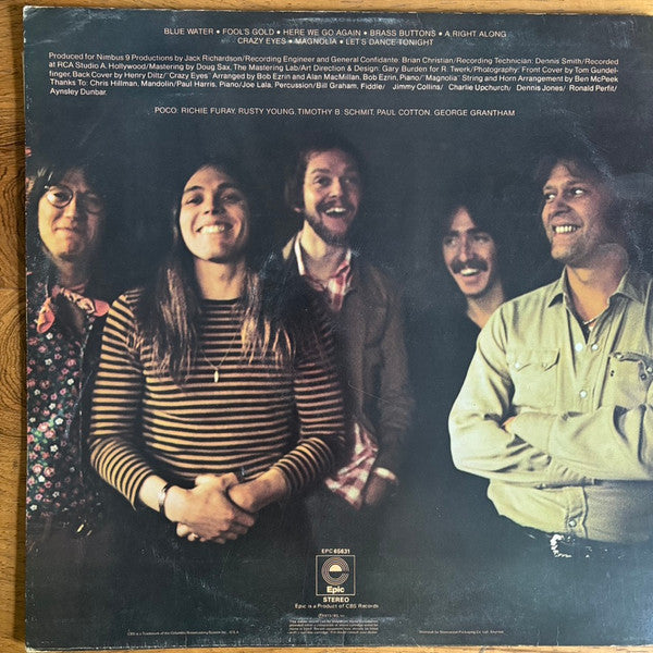 Poco – Crazy Eyes LP vinyl record, image 2 of 5