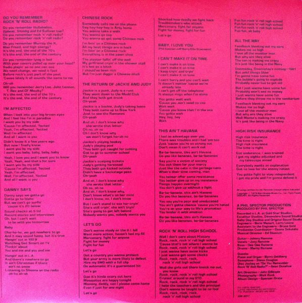 Ramones – End Of The Century LP vinyl record, image 6 of 6