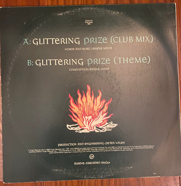 Simple Minds – Glittering Prize 12" vinyl record, image 2 of 4
