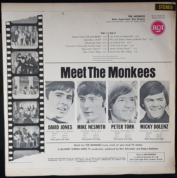 The Monkees – The Monkees LP vinyl record, image 2 of 4