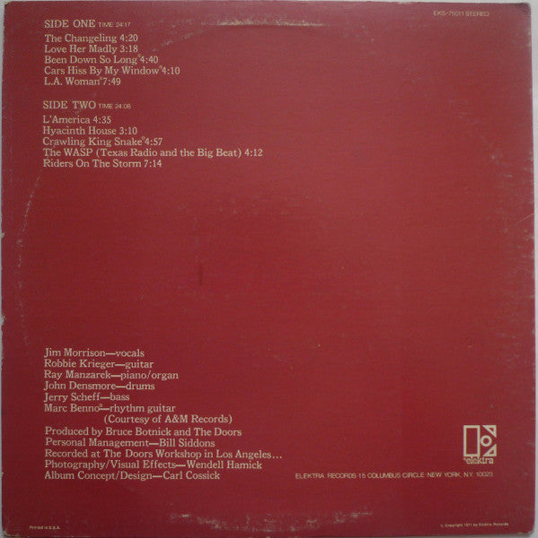The Doors – L.A. Woman LP vinyl record, image 2 of 4