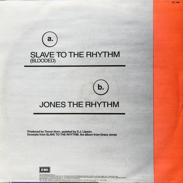 Grace Jones – Slave To The Rhythm 12" vinyl record, image 3 of 7