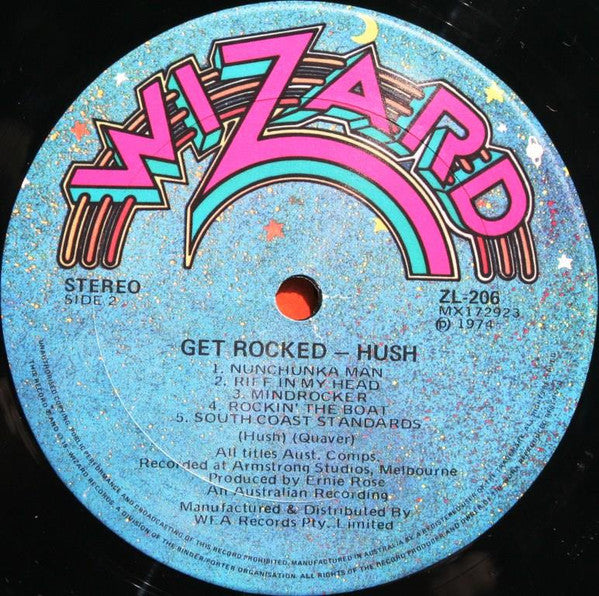 Hush – Get Rocked! LP vinyl record, image 6 of 6