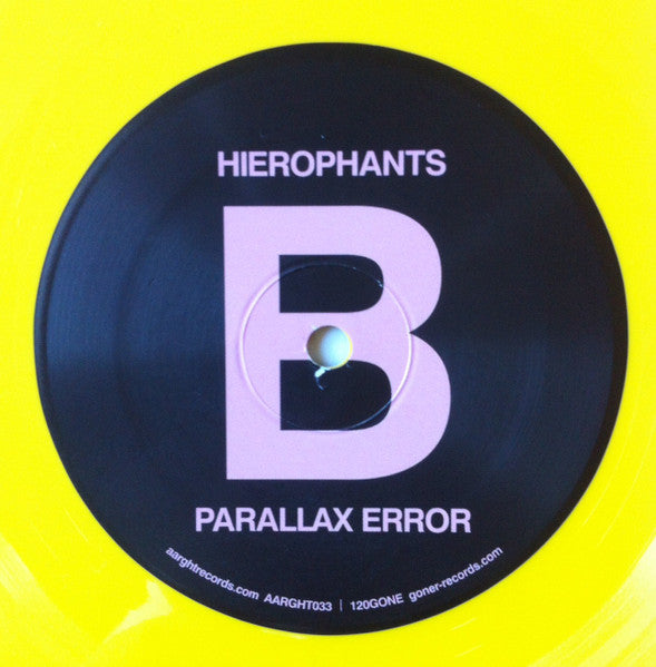 Hierophants – Parallax Error LP vinyl record, image 4 of 4
