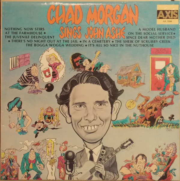 Chad Morgan – Sings John Ashe LP vinyl record, image 1 of 2