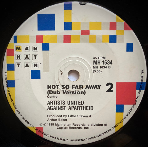 Artists United Against Apartheid – Sun City 7" vinyl record, image 4 of 4