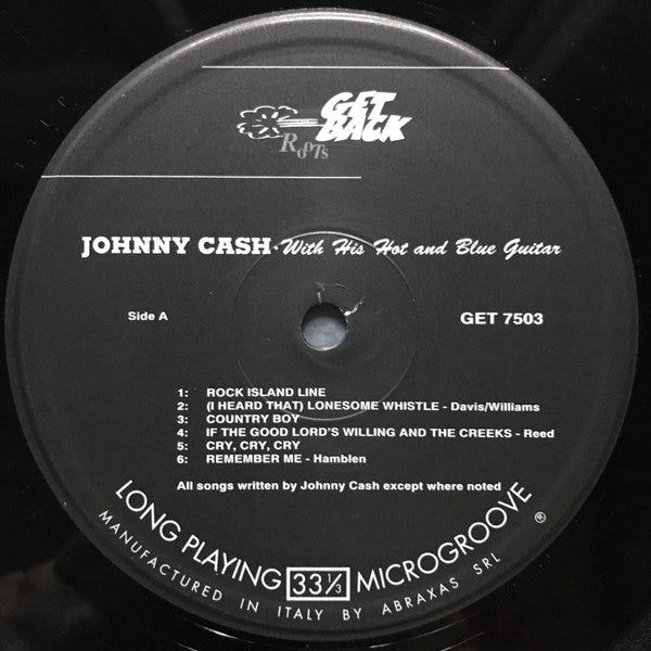 Johnny Cash – With His Hot And Blue Guitar LP vinyl record, image 3 of 6