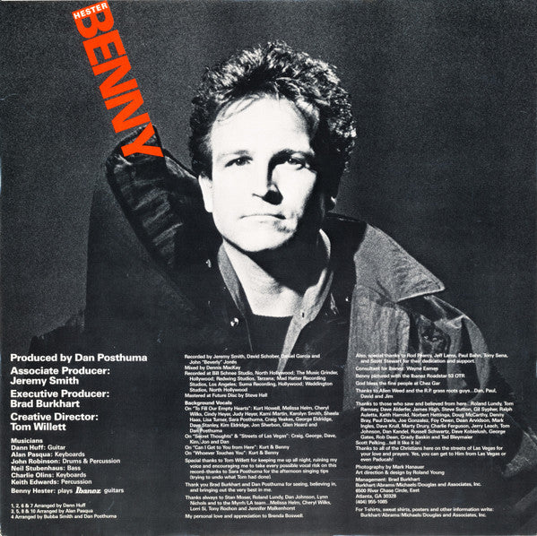 Benny Hester – Benny From Here LP vinyl record, image 5 of 6