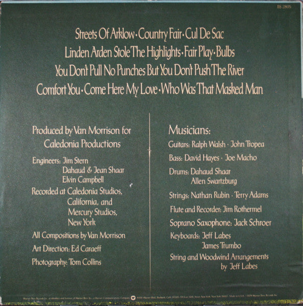 Van Morrison – Veedon Fleece LP vinyl record, image 2 of 6