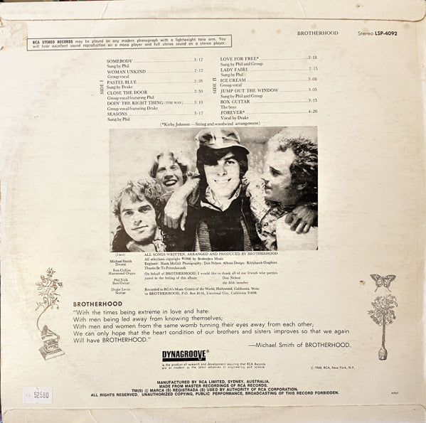 Brotherhood – Brotherhood LP vinyl record, image 3 of 5