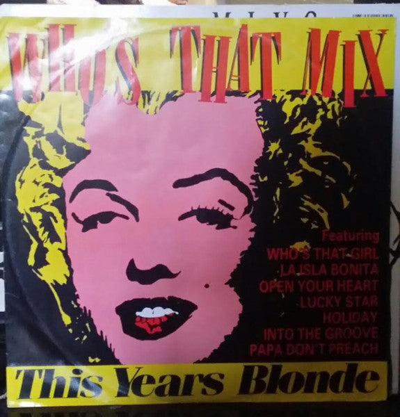 This Year's Blonde – Who's That Mix 12" vinyl record, image 1 of 4