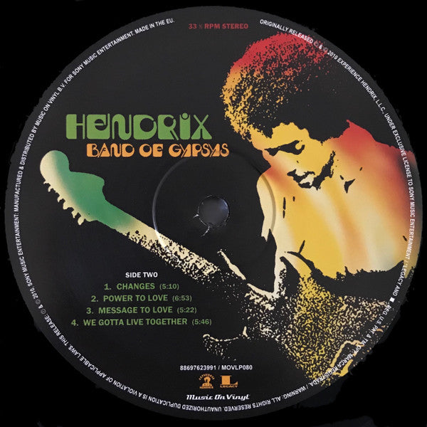 Jimi Hendrix – Band Of Gypsys LP vinyl record, image 7 of 10