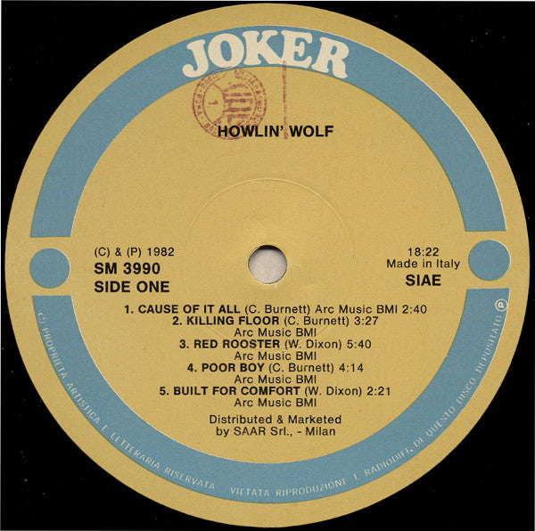 Howlin' Wolf – Red Rooster LP vinyl record, image 3 of 4