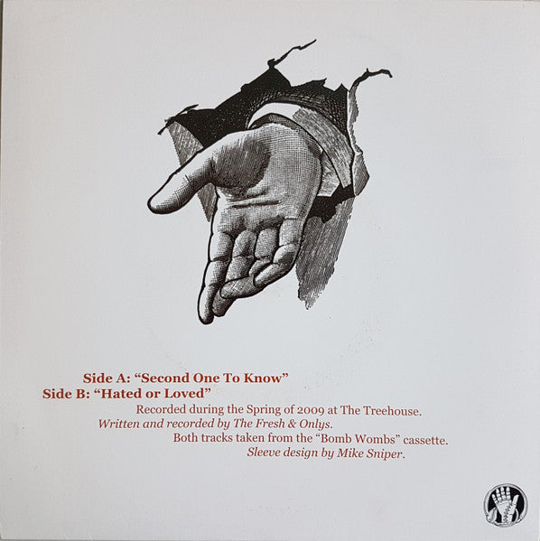 The Fresh & Onlys – Second One To Know 7" vinyl record, image 2 of 4