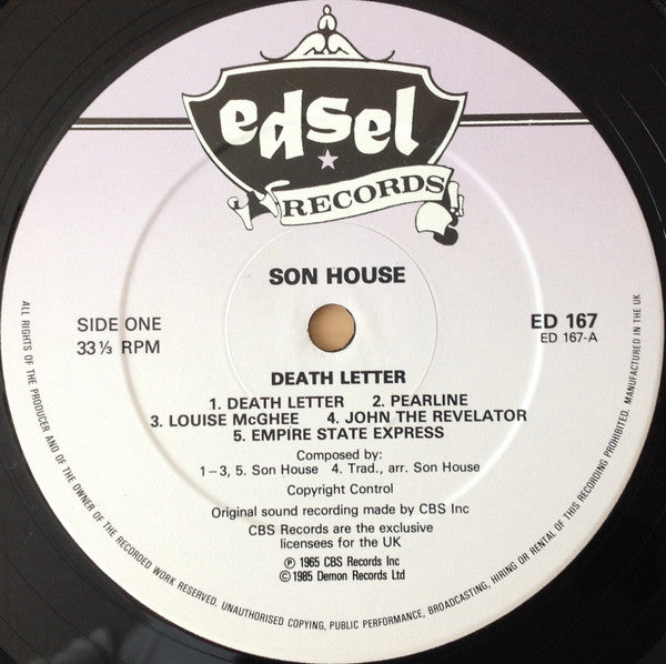 Son House – Death Letter LP vinyl record, image 3 of 4
