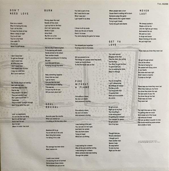 Johnny Diesel & The Injectors – Johnny Diesel & The Injectors LP vinyl record, image 6 of 6
