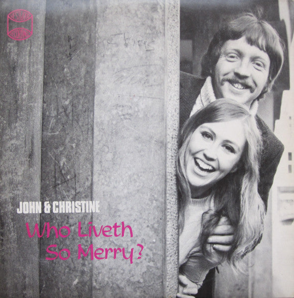 John Sawdon, Christine Dossor – Who Liveth So Merry? LP vinyl record, image 1 of 4