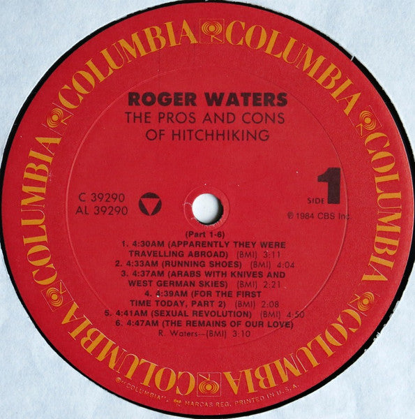 Roger Waters – The Pros And Cons Of Hitch Hiking LP vinyl record, image 3 of 4