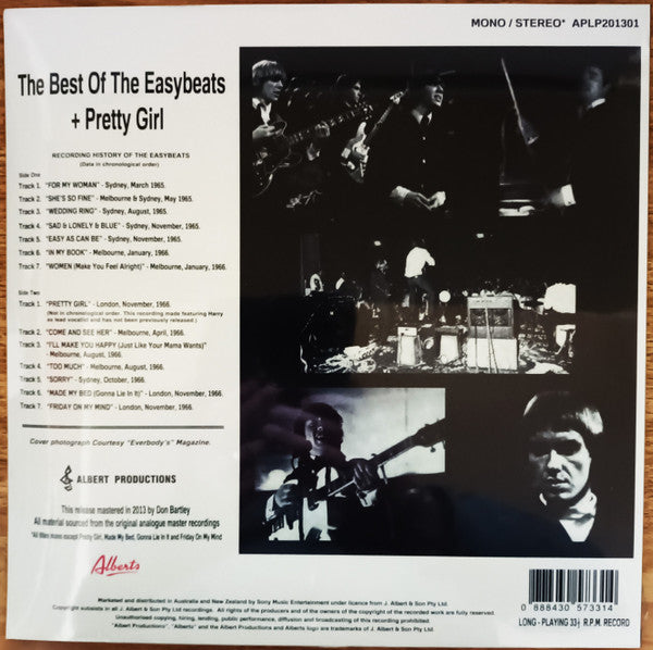 The Easybeats – The Best Of The Easybeats + Pretty Girl LP vinyl record, image 2 of 3