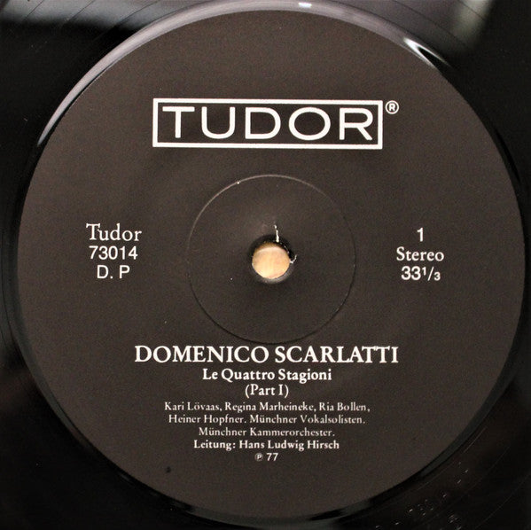 Domenico Scarlatti – Le Quattro Stagioni LP vinyl record, image 3 of 4