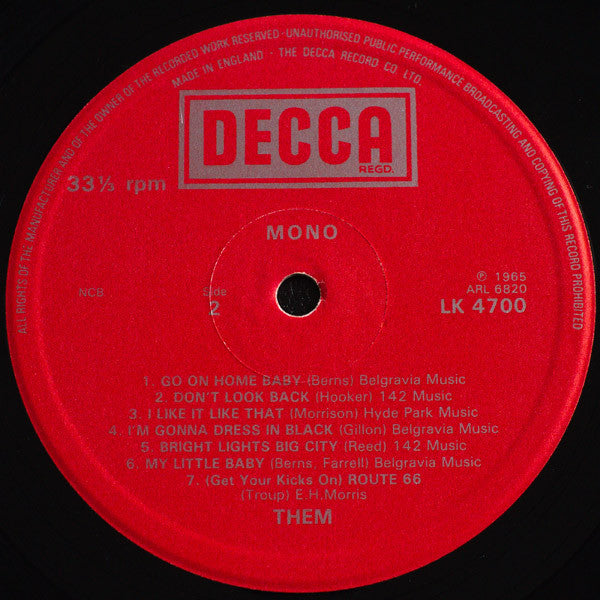 Them – The ‟Angry” Young Them ! LP vinyl record, image 4 of 6