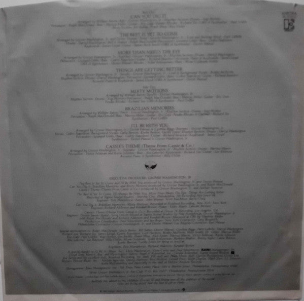 Grover Washington, Jr. – The Best Is Yet To Come LP vinyl record, image 6 of 6