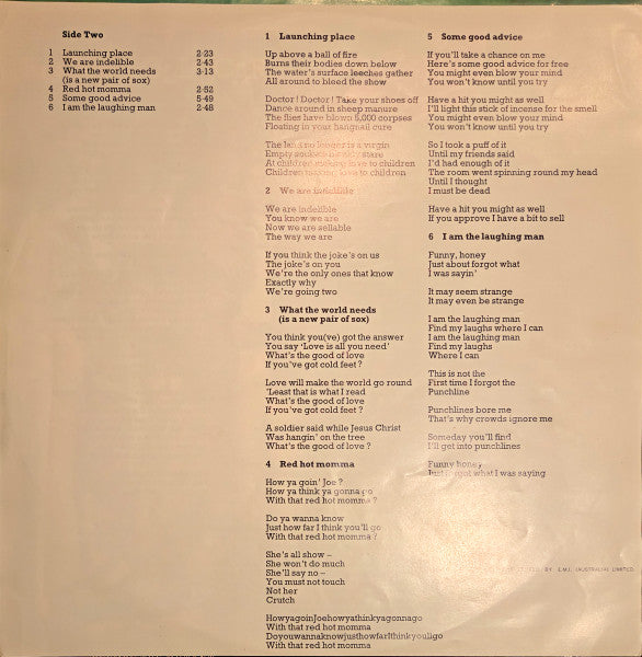 Ariel – Rock And Roll Scars LP vinyl record, image 5 of 6