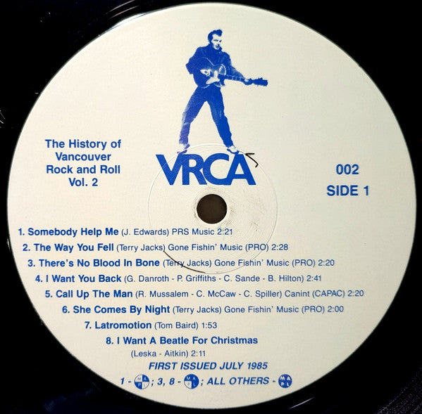 Various – The History Of Vancouver Rock And Roll Volume 2 LP vinyl record, image 3 of 5