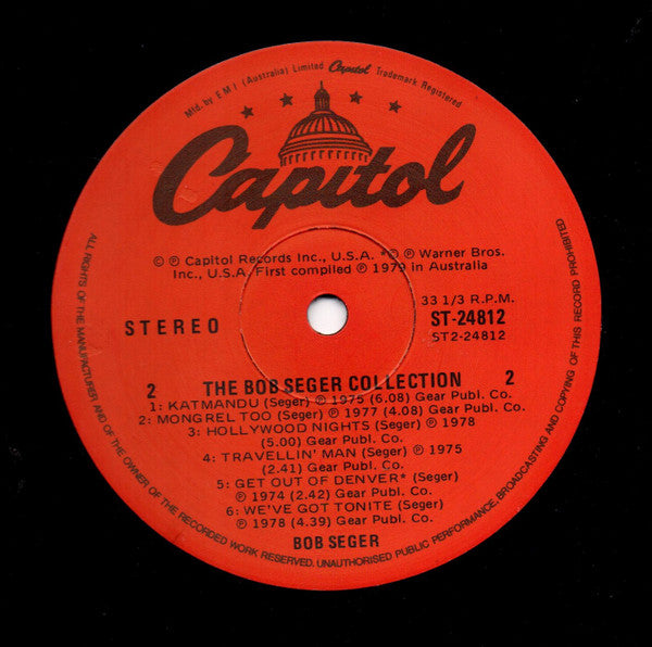 Bob Seger – The Bob Seger Collection LP vinyl record, image 5 of 6