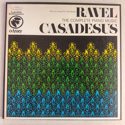 Maurice Ravel, Robert Casadesus – The Complete Piano Music LP vinyl record, image 1 of 10