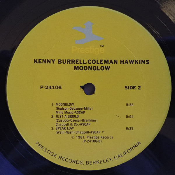 Kenny Burrell, Coleman Hawkins – Moonglow (2xLP) LP vinyl record, image 5 of 8