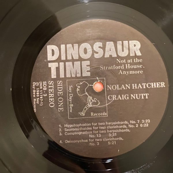 Nolan Hatcher, Craig Nutt – Dinosaur Time LP vinyl record, image 5 of 7