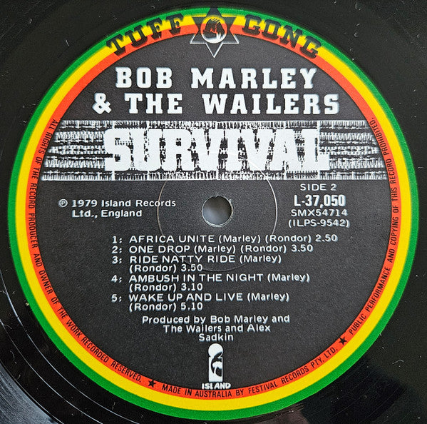 Bob Marley & The Wailers – Survival LP vinyl record, image 4 of 6