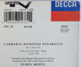 José Carreras, Placido Domingo, Luciano Pavarotti, Zubin Mehta – In Concert LP vinyl record, image 9 of 10