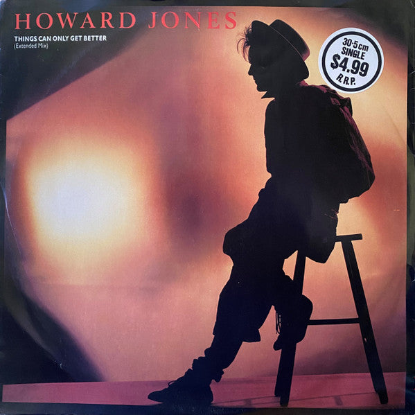Howard Jones – Things Can Only Get Better (Extended Mix) 12" vinyl record, image 1 of 4
