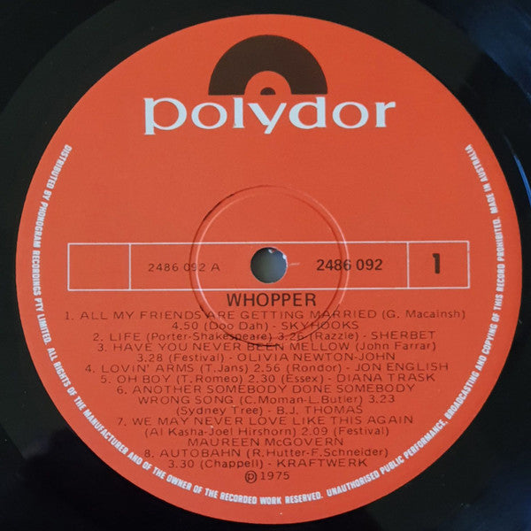 Various – Whopper LP vinyl record, image 3 of 4