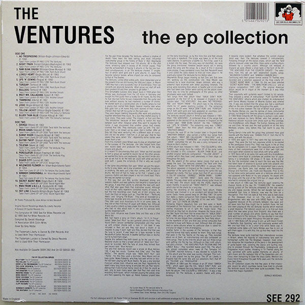 The Ventures – The EP Collection LP vinyl record, image 2 of 4