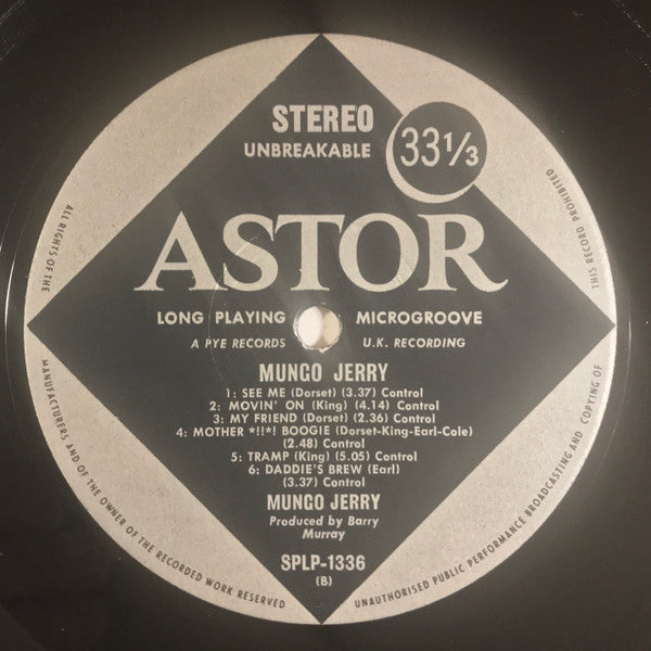 Mungo Jerry – In The Summertime LP vinyl record, image 7 of 9