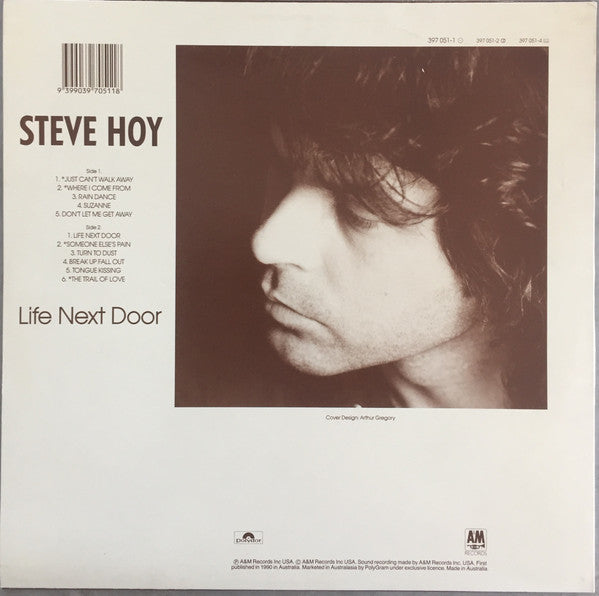 Steve Hoy – Life Next Door LP vinyl record, image 2 of 2