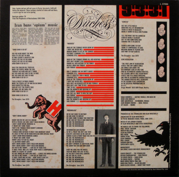 The Stranglers – The Raven LP vinyl record, image 6 of 6