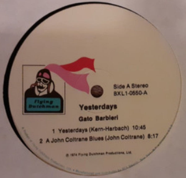 Gato Barbieri – Yesterdays LP vinyl record, image 5 of 6