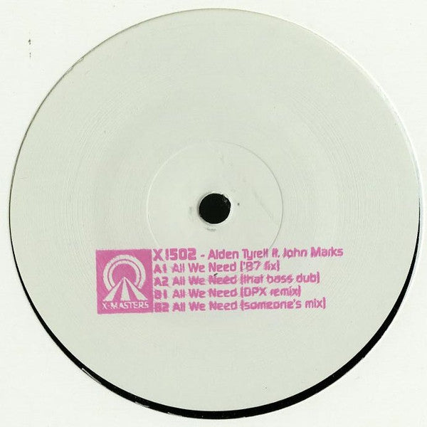 Alden Tyrell, Jack Marks – All We Need 12" vinyl record, image 1 of 2
