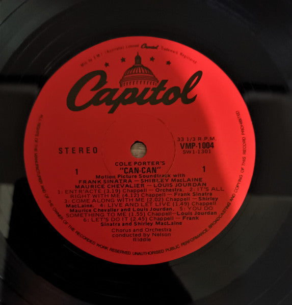 Various – Cole Porter's Can-Can: Original Soundtrack Album LP vinyl record, image 3 of 4