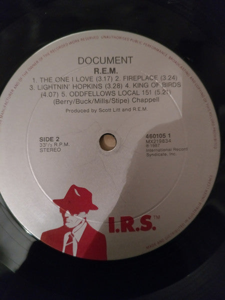 R.E.M. – Document LP vinyl record, image 6 of 6