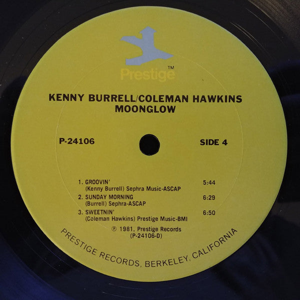 Kenny Burrell, Coleman Hawkins – Moonglow (2xLP) LP vinyl record, image 7 of 8