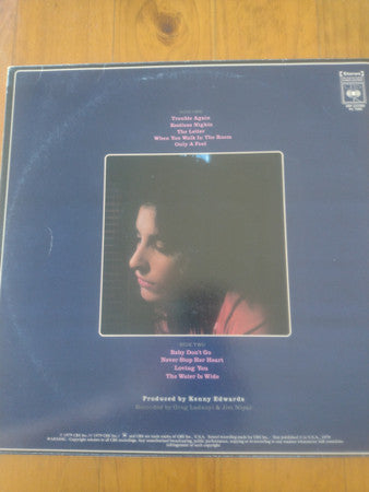 Karla Bonoff – Restless Nights LP vinyl record, image 2 of 4