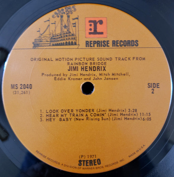 Jimi Hendrix – Rainbow Bridge / Original Motion Picture Sound Track LP vinyl record, image 6 of 6