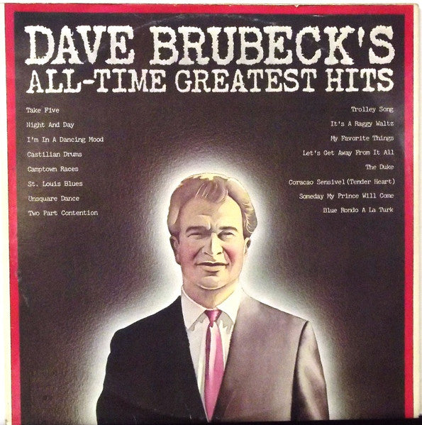 Dave Brubeck – Dave Brubeck's All-Time Greatest Hits (2xLP) LP vinyl record, image 1 of 8